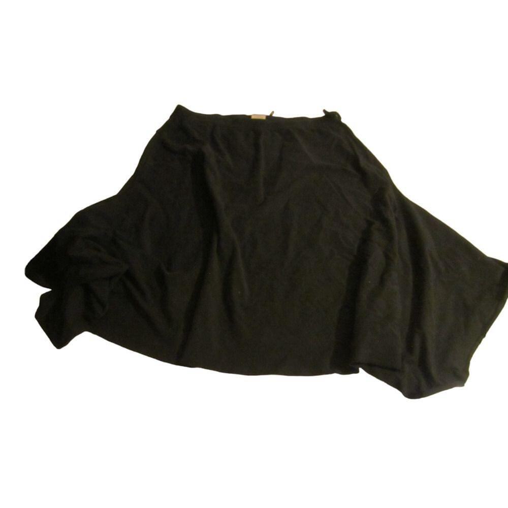 Faded Glory Flare Black Women Knee Length Skirts Xl 16/18